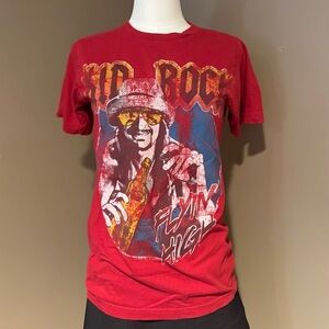 Kid Rock “Flyin High" / Born Free Tour 2011 Official Concert T-Shirt Red Small